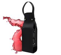 Sac à vin en cuir, fourre-tout à vin - Étui de transport pour porte-vin en cuir PU,Porte-bouteille d'alcool, décorations de bouteilles de vin réutilisables, porte-vin avec poignée pour femmes et homme