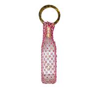 Sac À Vin - Porte-bouteille De Vin En Maille 22 X 14 X 14 Cm | Sac À Whisky Pliable | Porte-flacon Pliable Anti-fuite De Liquide | Pour Pique-nique Plage Fête D'anniversaire Mariage Réunions De