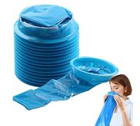 Sac a Vomi, 12PCS 1000 ml Sac Vomissement Voiture, Avec Anneau, Opaques, Grande Capacité, Verrouillables, Enfants, Adultes, en cas de Vomissements de Nausées