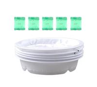 Sac à vomi portable : sac de voyage à bouche ronde pour le mal des transports, le mal du matin, l'inconfort physique | Absorption d'eau à haute efficacité, sacs de nausée sûrs pour les longs voyages