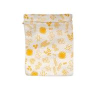 Sac à vrac PEBBLY en coton bio M Jaune SC