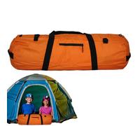 Sac accessoires de tentes - Stockage de tente de voyage imperméable, transporteur à fermeture éclair pliable pour le camping et les aventures en plein air | Conception portable durable avec une poigné
