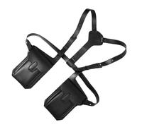Sac Aisselles - Poche Aisselles pour Hommes Anti-Voleur,Mode Support Téléphone Avec Sangle Réglable Pour Oreilles Clés Lunettes de Festival de Musique