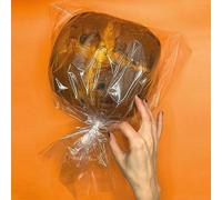 Sac alimentaire 20 pièces avec fermetures métalliques - 40 x 48 cm, transparent pour Panettone, colomba, biscuits, gâteaux, pain - grands sacs alimentaires