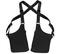 Sac antivol - Pochette d'épaule réglable en cuir, harnais double poche