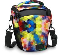 Sac Appareil Photo Hybride Avec Rangement Accessoires Reflex Et Couverture Etanche-Compatible Avec Canon, Pentax, Sony, Nikon Et Plus De Photo Reflex Avec Objectif 18-135Mm/18-55Mm[GOP6251236]