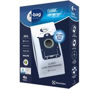 Electrolux Sacs d'aspirateur E201S S-Bag Long Performance – 4 sacs 3,5 l Powerflow, fermeture auto