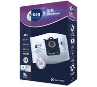 Electrolux, Boite de 3 Sacs d'Aspirateurs, S-Bag Ultra Long Performance, Excellente Filtration, Fermeture Automatique Hygiénique, 5L, E210S [Classe énergétique B]