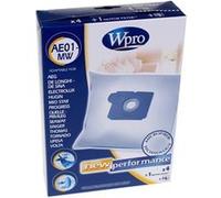 Wpro Ae01Mw 4 Sacs Aspirateur + 1 Filtre Moteur