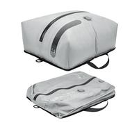 Sac Aspiration Sous Vide Vetement Voyage Réutilisable TPU Sac Voyage de Compression avec d'étanchéité Zip Cubes D'emballage Etanches pour Valise Sac à Dos Bagage à Main