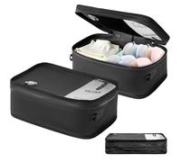Sac Aspiration Sous Vide Vetement Voyage Réutilisable TPU Sac Voyage de Compression avec IP67 d'étanchéité Zip Cubes D'emballage Etanches pour Voyages D'affaires