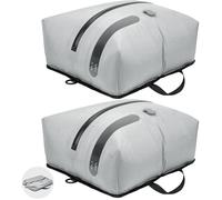 Sac Aspiration Sous Vide Vetement Voyage TPU Sac Voyage de Compression avec d'étanchéité Zip Cubes D'emballage Etanches pour Valise