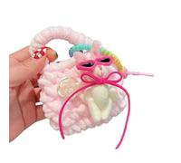 Sac au crochet pour écouteurs - Pour femme et fille - Pendentif pour sac à main - Motif animal de dessin animé - Pour enfants
