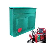 Sac avant de tricycle, sac de rangement de tricycle, sac de cadre en feutre de tricycle, transporteur portable de grande capacité portable Strap-On Pouch de rangement avant amovible