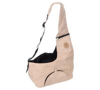 Sac Avant Flamingo Kanga Beige Pour Chiens, Sangle Réglable, 44x20x20cm