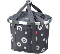 Sacoche de guidon klickfix bikebasket bulles gris