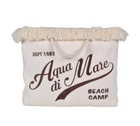 SAC AVEC FRANGE ET BRODERIE PETITE 100% PL AQUA DE MER