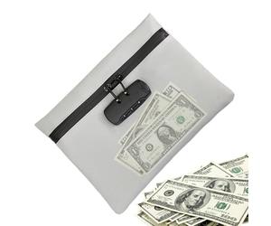 Sac avec serrure - Organisateur de vol d'eau, sac de rangement de verrouillage, conteneurs portables sécurisés, autorité scolaire fédérale scolaire, voyage, camping, plage, maison, étui de sécurité