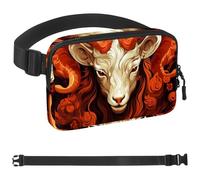 Sac banane à bandoulière Flamingo Rainforest - Cadeau pour profiter du sport, du festival, de l'entraînement, des voyages, de la course à pied - Portefeuille mains libres - Sac banane pour téléphone,