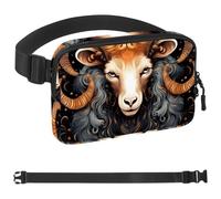 Sac banane à bandoulière Flamingo Rainforest - Cadeau pour profiter du sport, du festival, de l'entraînement, des voyages, de la course à pied - Portefeuille mains libres - Sac banane pour téléphone,