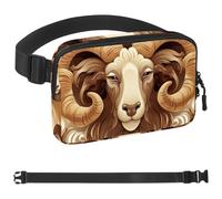 Sac banane à bandoulière Flamingo Rainforest - Cadeau pour profiter du sport, du festival, de l'entraînement, des voyages, de la course à pied - Portefeuille mains libres - Sac banane pour téléphone,