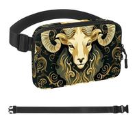 Sac banane à bandoulière Flamingo Rainforest - Cadeau pour profiter du sport, du festival, de l'entraînement, des voyages, de la course à pied - Portefeuille mains libres - Sac banane pour téléphone,