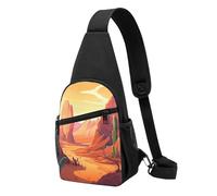 Sac banane à bandoulière pour femme - Motif empreintes de pattes de chien - Sac de poitrine en forme de cœur pour randonnée, voyage, sable, Taille unique