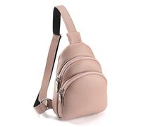 Sac banane à bandoulière pour fille et femme, sac à main en polyuréthane, grande capacité, sport, voyage polyvalent, Rose Pk, M, Western