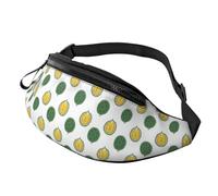 Sac banane à bandoulière pour homme et femme - Delicious Durian Sac banane de course à pied pour homme et femme