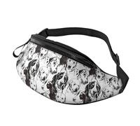 Sac banane à bandoulière pour homme et femme - Labrador Retriever Dog No.1001 - Sac banane de voyage pour course à pied