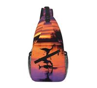 Sac banane à bandoulière pour homme et femme Motif canards sauvages