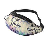 Sac banane à bandoulière pour homme et femme - Not All Those Who Wander Are Lost Running Sac banane de voyage pour homme et femme