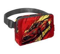 Sac banane à bandoulière pour homme et femme, sac banane Navigate the Deep Shark avec poches zippées, sac banane imperméable avec sangle réglable pour l'entraînement, la course, les voyages, la