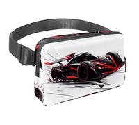 Sac banane à bandoulière pour homme et femme, sac banane Navigate the Deep Shark avec poches zippées, sac banane imperméable avec sangle réglable pour l'entraînement, la course, les voyages, la