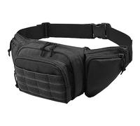 Sac banane à bandoulière pour homme - Sac banane pour homme - Sac banane décontracté pour la course à pied - Sac multifonction - Sac d'équitation - Sac multifonction à bandoulière unique, Noir ,