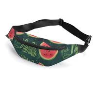 Sac banane à bandoulière pour tout le monde dans un petit sac à bandoulière imprimé melon pour voyage, randonnée, course à pied, style, 36 x 15 cm, sacs banane, Style :, 36*15cm, Sacs banane