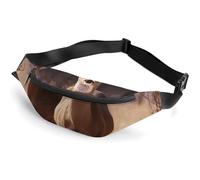 Sac banane à bandoulière pour tout le monde, sac à bandoulière imprimé cerf pour voyage, randonnée, course à pied, style, 36 x 15 cm, sac banane, Style :, 36*15cm, Sacs banane