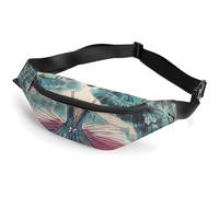Sac banane à fermeture éclair pour homme et femme - Sac banane élégant avec sangle réglable - Ballerine classique élégante - Pour la course à pied, la randonnée, l'entraînement, le cyclisme