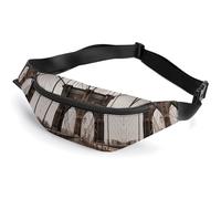 Sac banane à fermeture éclair pour homme et femme Sac banane élégant avec sangle réglable Photo de Brooklyn Bridge Sacs poitrine de voyage Sacs ceinture pour course à pied, randonnée, entraînement
