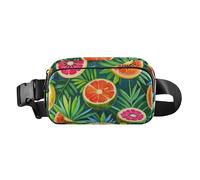 Sac banane à la mode fruit hawaïen d'été pour femmes hommes mini avec sangle réglable pour le shopping le sport le travail bolso de lado para, fruit hawaïen d'été, moderne, Fruits hawaïens de couleur