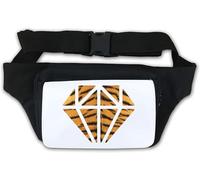 Sac banane à la mode Tiger Diamond Vogue Art Blanc