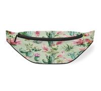 Sac banane à motif cactus pour femmes, hommes, enfants, filles, garçons, sac banane pour voyage, sport, course à pied, couleur, M, Organiseur de sac