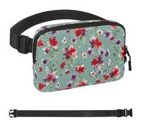 Sac banane à motif de pigeon blanc coloré pour homme et femme, sac banane pour voyage, marche, course, randonnée, cyclisme, Multicolore 06, 1.5x9.0x5.9in/4x23x15cm