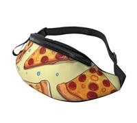 Sac banane à motif de tranches de pizza pour homme et femme, léger et réglable, sac banane tendance pour voyage, randonnée, course à pied