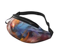 Sac banane à motif éléphant pour homme et femme, sac à bandoulière réglable, adapté pour les voyages, la randonnée, la course à pied, Dream Coloré, Taille unique