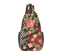 Sac banane à pois pour homme et femme - Ceinture réglable - Sac de poitrine décontracté pour voyage, sport, course à pied, randonnée, Noir , Taille unique