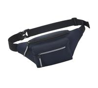 Sac banane Adventures Ready avec sangle réglable pour ranger votre téléphone, portefeuille, clés pendant le fitness, les voyages, bleu, Taille unique