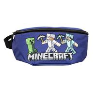 Sac banane Aida's pour Minecraft-Officiel, cadeau parfait pour gamer, design coloré et fonctionnel, accessoire idéal pour les fans de Minecraft, bleu, sac banane pour garçons