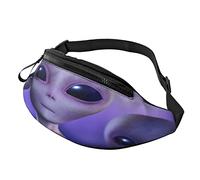 Sac banane Alien UFO Space - Tendance - Réglable - Pour homme et femme, Noir , Taille unique, Sacs banane