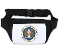 Sac banane amusant avec dispositif surveillé par la NSA National Security Agency - Blanc